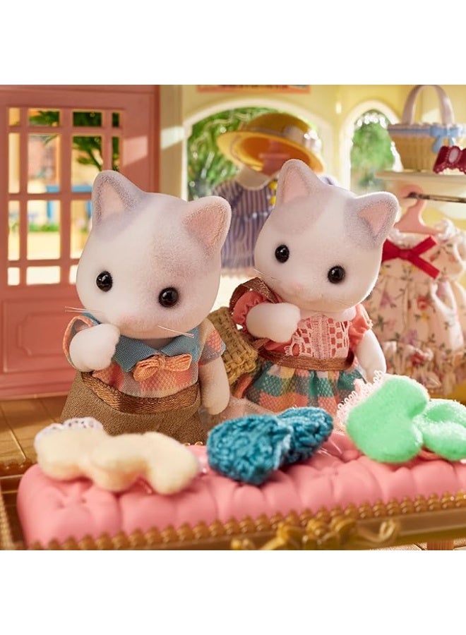 Sylvanian Families عائلة القطط لاتيه من عائلات سيلفانيان 04422173 - Image 3